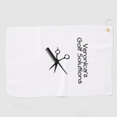 Serviette De Golf Salon d'affaires design de beauté (Horizontal)