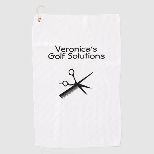 Serviette De Golf Salon d'affaires design de beauté (Devant)