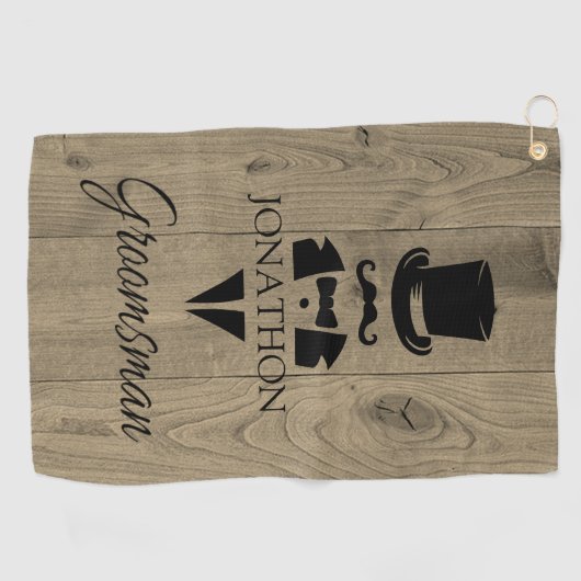 Serviette De Golf Salons personnalisés (Horizontal)