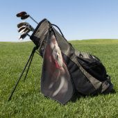 Serviette De Golf Samoyé Avec Noël Festif Du Père Noël (Vert)