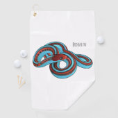 Serviette De Golf San Francisco garter snake (En situation)