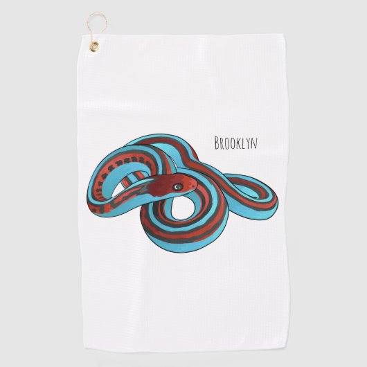 Serviette De Golf San Francisco garter snake (Devant)