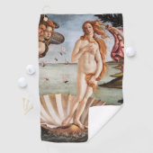 Serviette De Golf Sandro Botticelli - Naissance de Vénus (En situation)