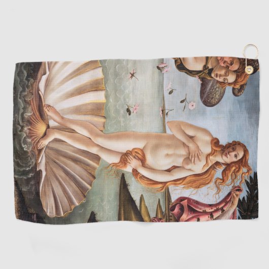 Serviette De Golf Sandro Botticelli - Naissance de Vénus (Horizontal)