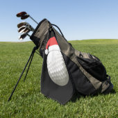 Serviette De Golf Santa Hat Christmas Golf (Vert)