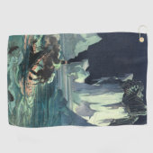 Serviette De Golf Sargasso Sea Grim Reaper & Sinking du Titanic (Horizontal)