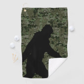 Serviette De Golf Sasquatch Bigfoot Silhouette Squatchine (En situation)
