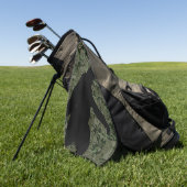 Serviette De Golf Sasquatch Bigfoot Silhouette Squatchine (Vert)