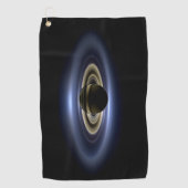 Serviette De Golf Saturne Éclipse le Soleil de Cassini Orbiter (Devant)