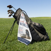 Serviette de golf - Sauver le monde (Vert)