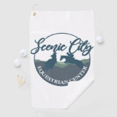 Serviette de golf SCEC (En situation)