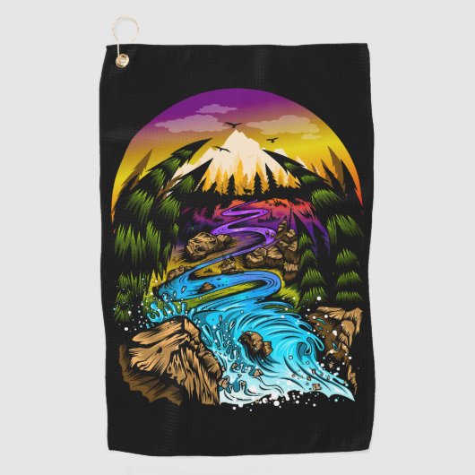 Serviette De Golf Scène extérieure (Devant)