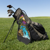Serviette De Golf Scène extérieure (Vert)