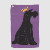 Serviette De Golf Schnauzer Prince (Devant)