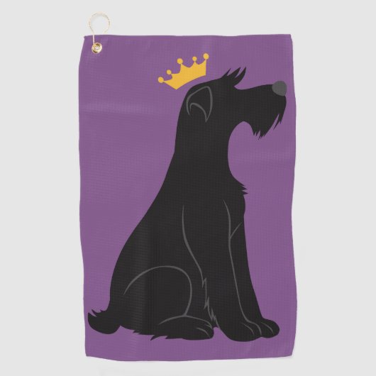 Serviette De Golf Schnauzer Prince (Devant)