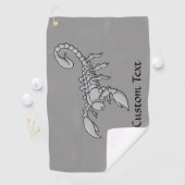 Serviette De Golf Scorpion Icon Golf Towel (En situation)