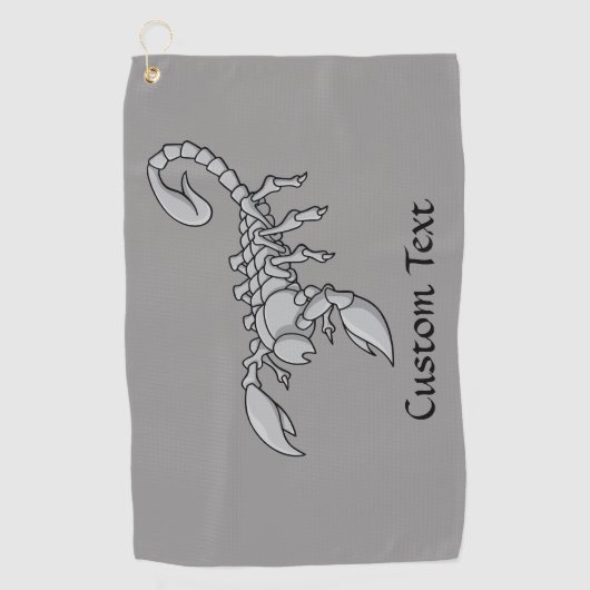 Serviette De Golf Scorpion Icon Golf Towel (Devant)