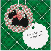 Serviette de golf Scottie Dog Plaid