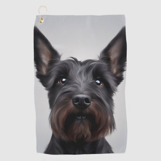 Serviette De Golf Scottish Terrier (Devant)