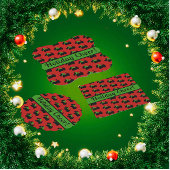 Serviette De Golf Scotty Chien et Tartan Joyeux Noël