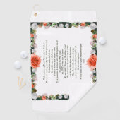 Serviette De Golf Scripture, Psalm 11, Botanic (En situation)