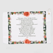 Serviette De Golf Scripture, Psalm 11, Botanic (Horizontal)