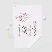 Serviette De Golf Scripture, Psalm 33, Kindness, (En situation)