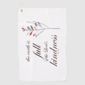 Serviette De Golf Scripture, Psalm 33, Kindness, (Devant)