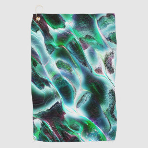 Serviette De Golf Sculted rough digital waterfalls and rainforests ?
