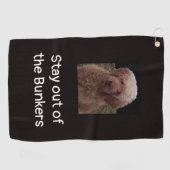 Serviette De Golf Séjour hors des soutes (Horizontal)