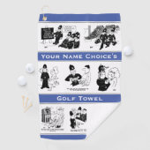 Serviette De Golf Sélection de caricatures de police amusantes (En situation)