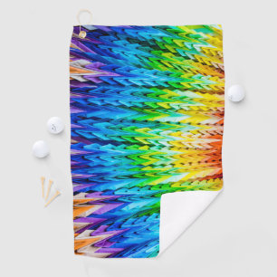 Serviette De Golf Senbazuru ou mille grues origami