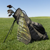 Serviette De Golf Sentier des Appalaches en octobre à Shenandoah (Vert)