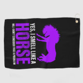 Serviette De Golf Sentir comme un cheval n'est pas un problème (Horizontal)