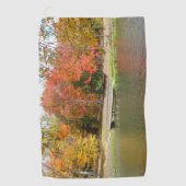 Serviette De Golf Sept sources Pont d'automne III Paysage d'automne (Devant)