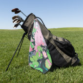 Serviette De Golf Sérénité flottante Eau Nymphe Anime Girl (Vert)