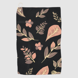 Serviette De Golf Série de motifs de fleurs