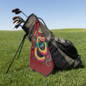 Serviette De Golf Serpent coloré (Vert)