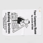 Serviette De Golf Services de construction Promotion Golf Towel (Horizontal)
