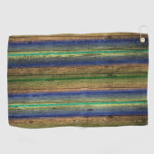 serviette de golf, set, maison, chèques, bandes, d (Horizontal)
