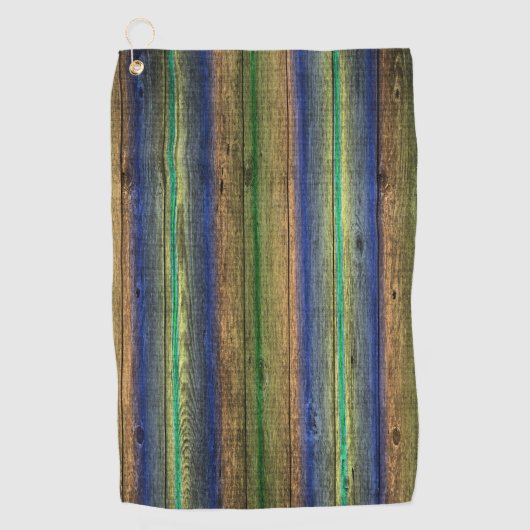 serviette de golf, set, maison, chèques, bandes, d (Devant)