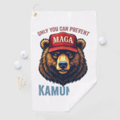 Serviette De Golf Seul vous pouvez prévenir le Kamunisme (En situation)