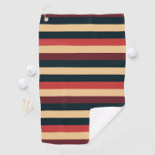 Serviette De Golf Seventies Stripes (En situation)