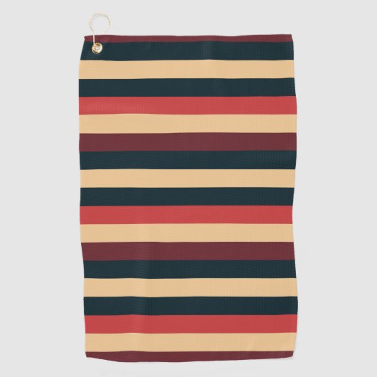 Serviette De Golf Seventies Stripes (Devant)