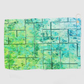 Serviette De Golf Shabby Chic Green (Horizontal)