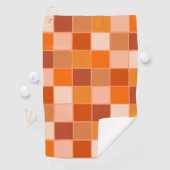 Serviette De Golf Shades of Orange (En situation)