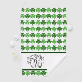 Serviette De Golf Shamrock (En situation)