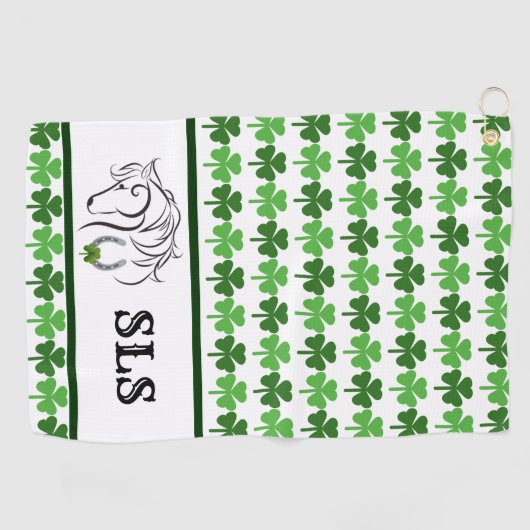 Serviette De Golf Shamrock (Horizontal)