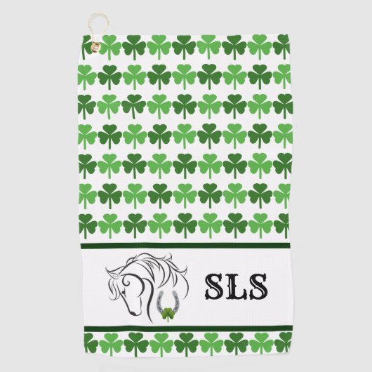 Serviette De Golf Shamrock (Devant)