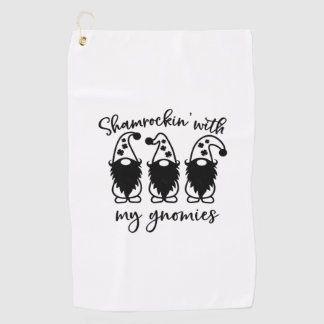 Serviette De Golf Shamrockin avec mes Gnomies